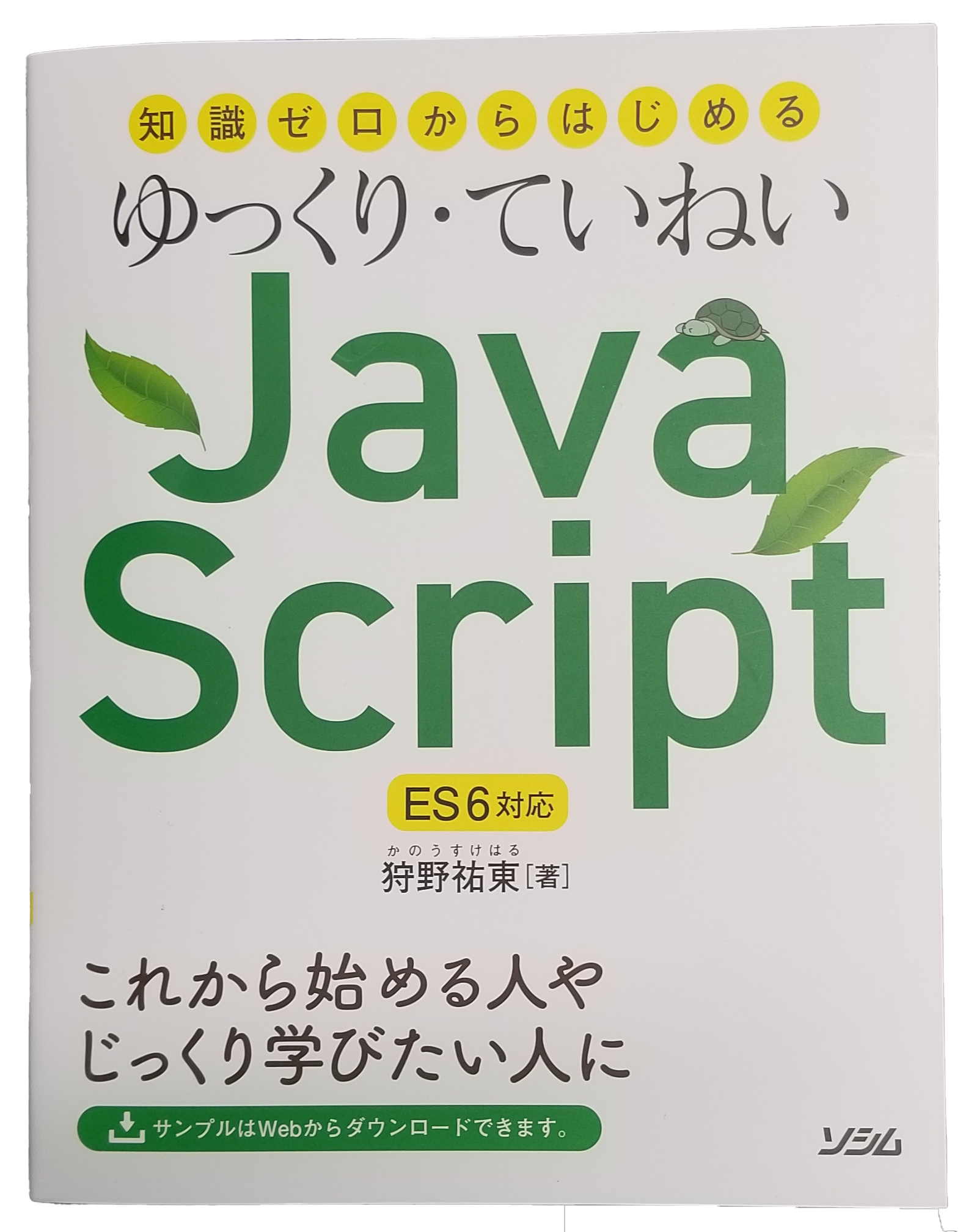 知識ゼロからはじめる
                                ゆっくり･ていねい
                                javascript
