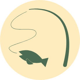 釣りのイラスト